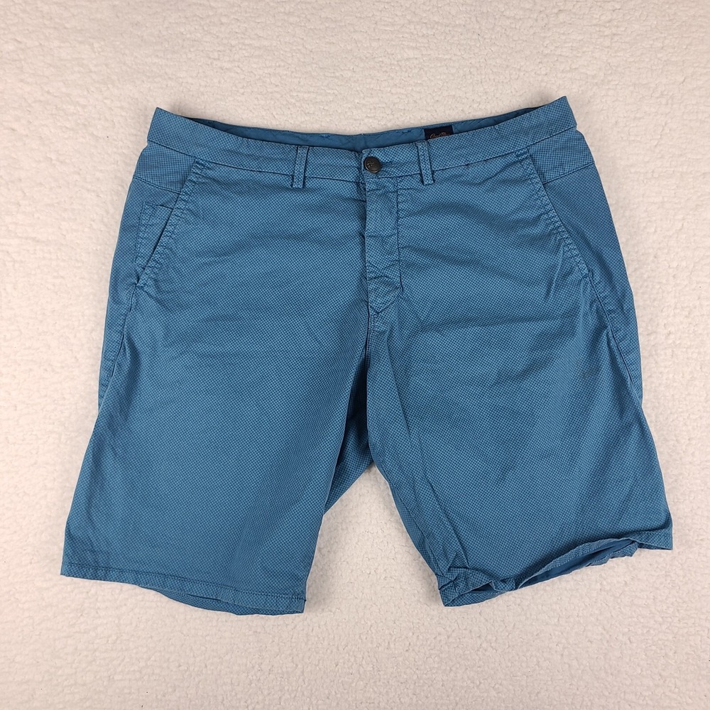 Goodman Shorts Mens‎ 38 Blue 10" Inseam Casual Performance Chino